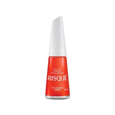 Imagem de Esmalte Risqué Cor Sol Laranja Anima com 8ml, Laranja, 8ml