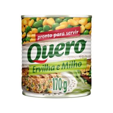 Imagem de Milho e Ervilha em Conserva Quero Dueto - 170g, 170g
