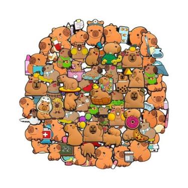 Imagem de Acessórios De Verão Para Sapatos Capybara (16-100 Peças) - Enfeites De