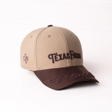 Imagem de BONE TEXAS FARM - CURVE - TF1071 - BEGE/ MARROM CAFE ÚNICO-Unissex