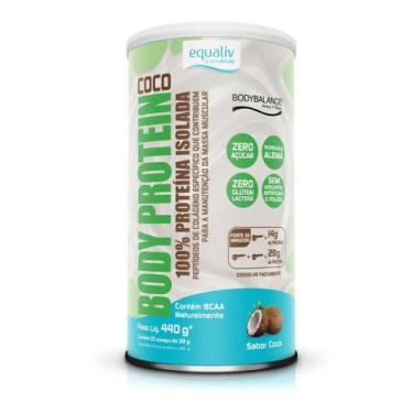 Imagem de Body Protein Proteina Isolada Sabor Coco 440g Equaliv