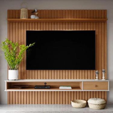 Imagem de Painel Ripado Suspenso para TV até 75 Polegadas 2,20x2,30m  Design Mod
