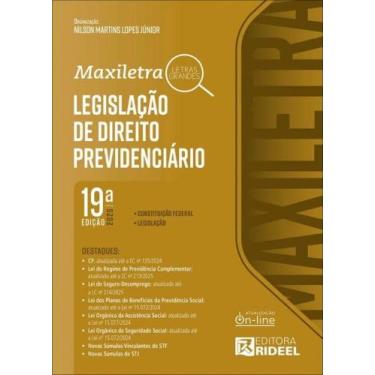 Imagem de Legislacao de direito previdenciario colecao maxil - RIDEEL PROFISSION