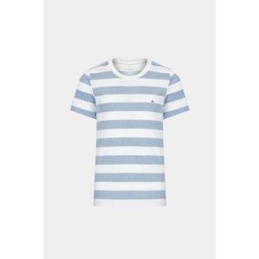 Imagem de Camiseta Aramis Infantil Manga Curta Listrada Off White-Masculino