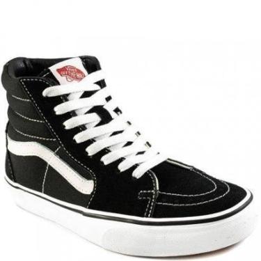 Imagem de Tenis Vans Sk8 Hi Couro Preto-Feminino