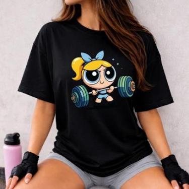 Imagem de Camiseta Tshirt Feminina Lindinha Gym 100 Algodão Fio 30.1 Premium Academia-Feminino