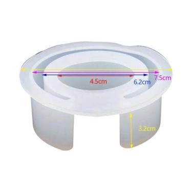 Imagem de Molde De Silicone Redondo Misto Para Resina Epóxi - Ferramenta Para Fa