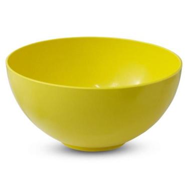 Imagem de Bowl Potes Cumbuca Tigela Plastico Cor Viva 370 ML Amarelo - Acrylic l