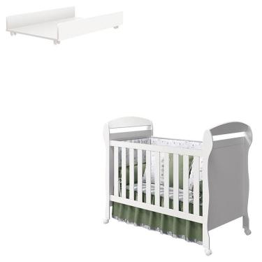 Imagem de Berço Americano Danny Trocador Juju Branco - Reller