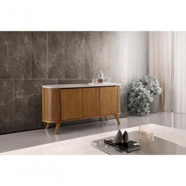 Imagem de Buffet Ripado 3 Portas Aurora 1,64 Metros- Domus Móveis