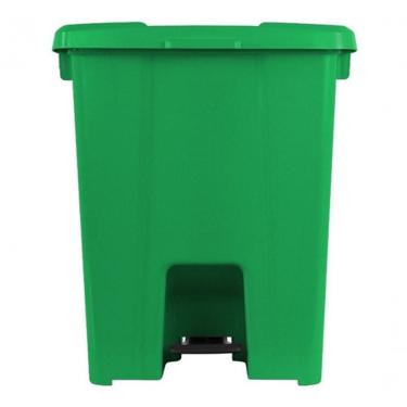 Imagem de Cesto de Lixo Cesto Plástico Quadrado com Pedal 30L em Polipropileno com Haste Resisten...