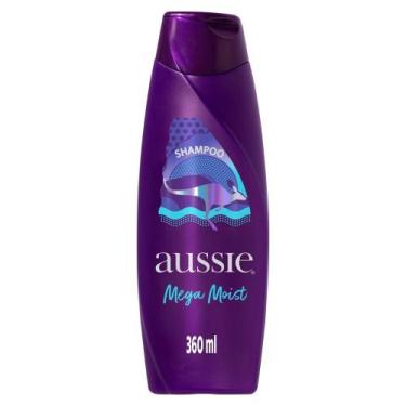 Imagem de Shampoo Aussie Mega Moist Super Hidratação 360ml, 360ml