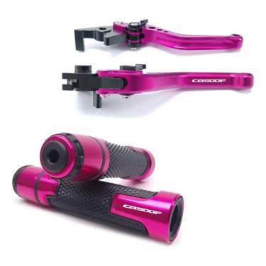 Imagem de Kit Esportivo Manete Manopla Cb 500f Cb500f Gravado A Laser - Special 
