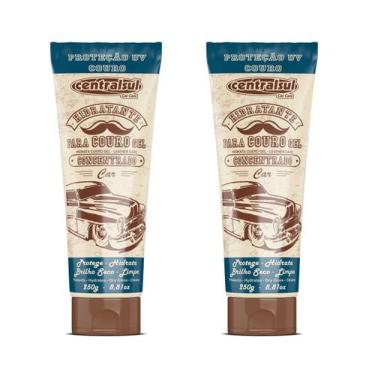 Imagem de Kit 2 Limpa Couro e Hidratante Gel Concentrado Men 250g Centralsul