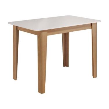 Imagem de Mesa Retangular Delta Nicoli - 110x68 MDF/MDP 15mm - Sonetto, MEL/OFF