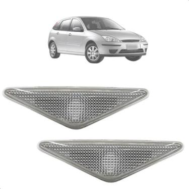 Imagem de 2 Lanterna Lateral Pisca Seta Paralama Ford Focus Mondeo 1999 Até 2006