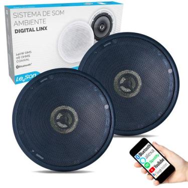 Imagem de Caixa De Som Ativa Bluetooth Som Ambiente +passiva Preta 70w - Le Son