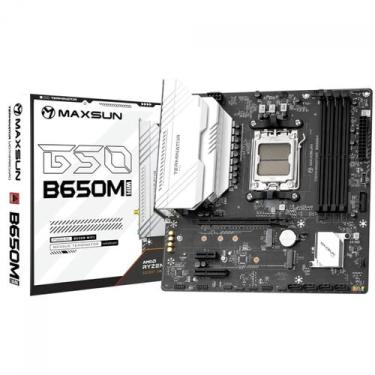 Imagem de Placa Mãe Maxsun Terminator B650M WiFi6, Chipset B650, AMD AM5, mATX, 