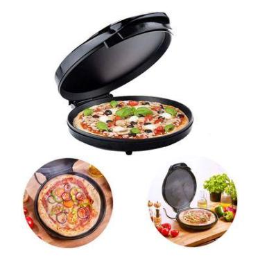 Imagem de Super Maquina Elétrica Panela De Fazer Pizza Assar Churrasco 220v - Si