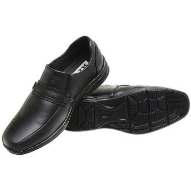 Imagem de Sapato Social Casual Masculino Conforto Ortopédico Antistress Macio Em