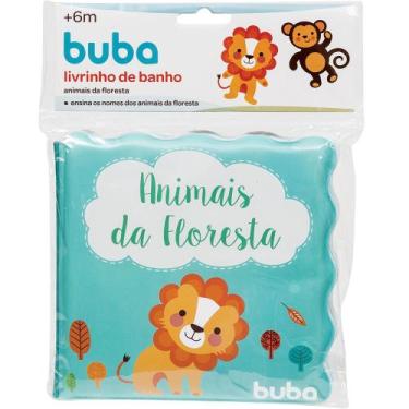 Imagem de Livrinho Educativo Para Hora Banho Buba Animais Da Floresta