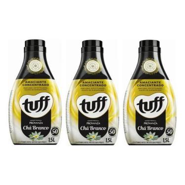 Imagem de Amaciante Chá Branco 1,5l Concentrado Tuff Kit C/ 3