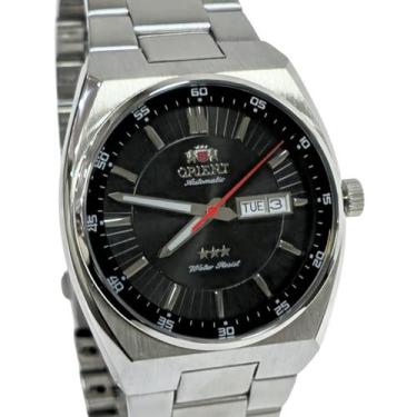 Imagem de Relógio Orient Automático Masculino Prateado 469SS087NH P1SX