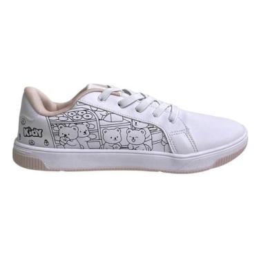Imagem de Tênis Infantil Kidy Menina 32900440004 Branco, 31