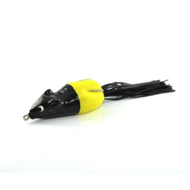 Imagem de Isca Artificial Mini Mouse Preto e Amarelo - Pesca Brasil