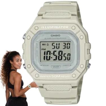 Imagem de Relógio de Pulso Casio Feminino Digital Esportivo Quadrado Illuminator