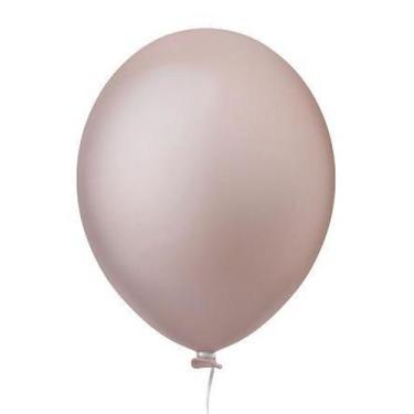Imagem de Balao de festa bege candy 8 polegadas pc 50 unidades happy day hd51340