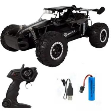 Imagem de Carro RC 2WD de Alta Velocidade (20km/h) com Luzes LED - Brinquedo Off