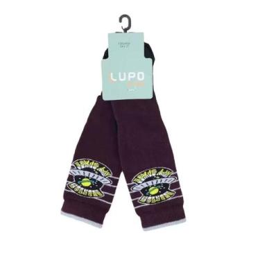 Imagem de Meia Infantil Lupo Cano Longo Dark Bordô - Lupo, 32 a 35