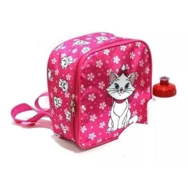 Imagem de Lancheira Escolar Térmica Gatinha Marie Infantil Meninas - kidsbag