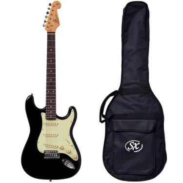 Imagem de Guitarra SX SST62 Vintage com Bag, SST62 BK