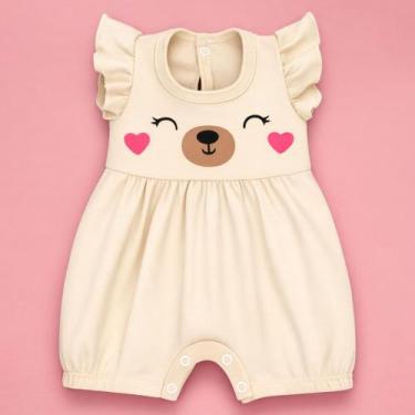Imagem de Macacão Curto Estampa Minimalista Conforto e Estilo para Sua Bebê - Er