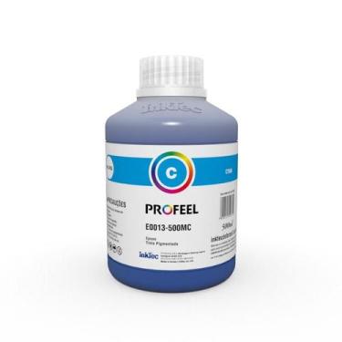 Imagem de Tinta Pigmentada Profeel E0013 500ml Cyan Compatível com Impressora ja