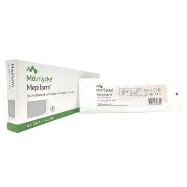 Imagem de Curativo Mepiform 4 x 30 cm autoadesivo caixa com 5 unidades