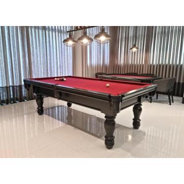 Imagem de Mesa de Sinuca/Bilhar Alto padrão - 1,96x1,06 - Nelson Bilhares, Verme