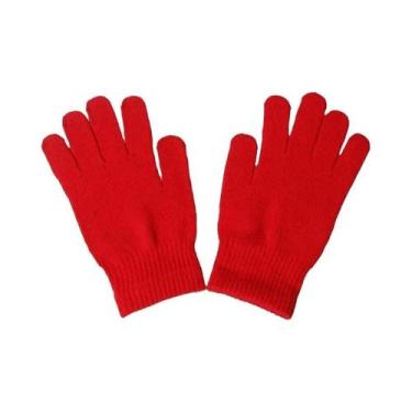 Imagem de Conjunto De Gorro De Malha Quente De Inverno E Luvas Para Homens E Mul