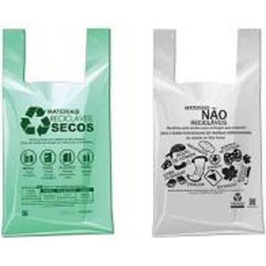 Imagem de Sacola Plástica De Mercado Biodegradável 48x55 C/300 Uni. - SAMPAA