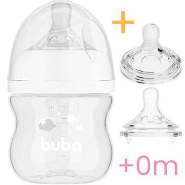 Imagem de Kit Mamadeira Easy Flow c/ 2 Bicos Extras - Buba