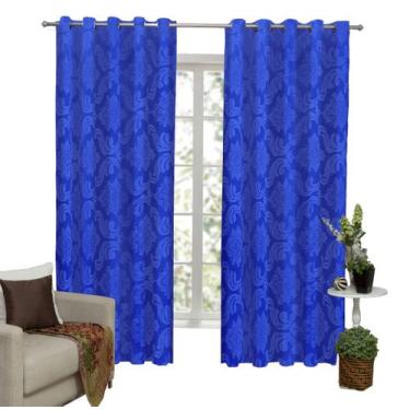 Imagem de Cortina Sala Ou Quarto Jacquard 3,00m X 2,60m Semi Blackout - Campari,