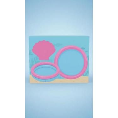 Imagem de Piscina Inflável Infantil 21L Sereia 60cm - Congratulations Store
