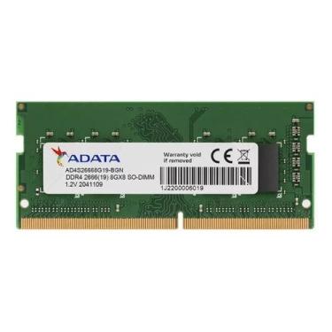 Imagem de Memória Ram Para Notebook 8GB Adata DDR4 2666Mhz 1Rx8 1.2V CL17 PC4 26