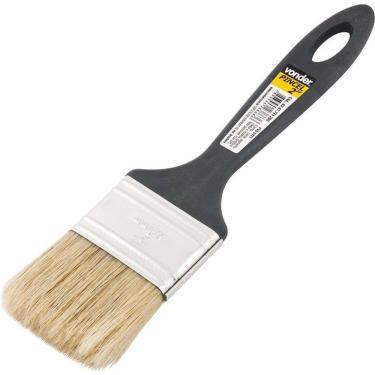 Imagem de Pincel para Pintura PV 500 Misto de Cerdas Sintéticas e Pelo Natural de Porco Cabo Plástico Preto Vonder