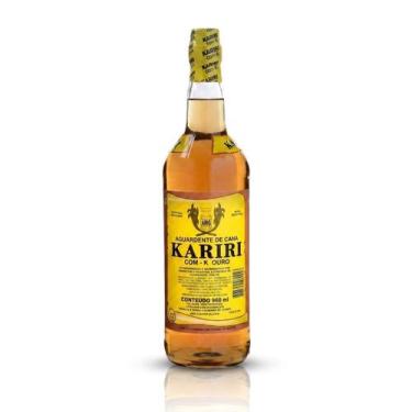 Imagem de Aguardente de Cana Kariri Com K Ouro 960ml Cachaça Tradicional Para Ca