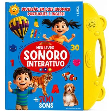 Imagem de Livro - Meu Livro Sonoro Interativo - Português e Inglês - Amarelo