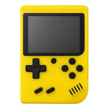Imagem de Mini Console Portátil OIH-5914 Amarelo com Tela Colorida e Saída AV - 