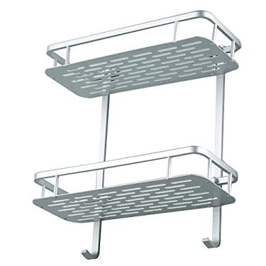 Imagem de Porta Shampoo Prateleira Duplo Parede Banheiro Chuveiro Aluminio Sabonete